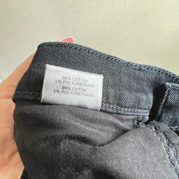 J Brand 835 Crop Skinny Jeans Women's 25 Low Rise Dark Wash Cotton Blend - Picture 6 of 8